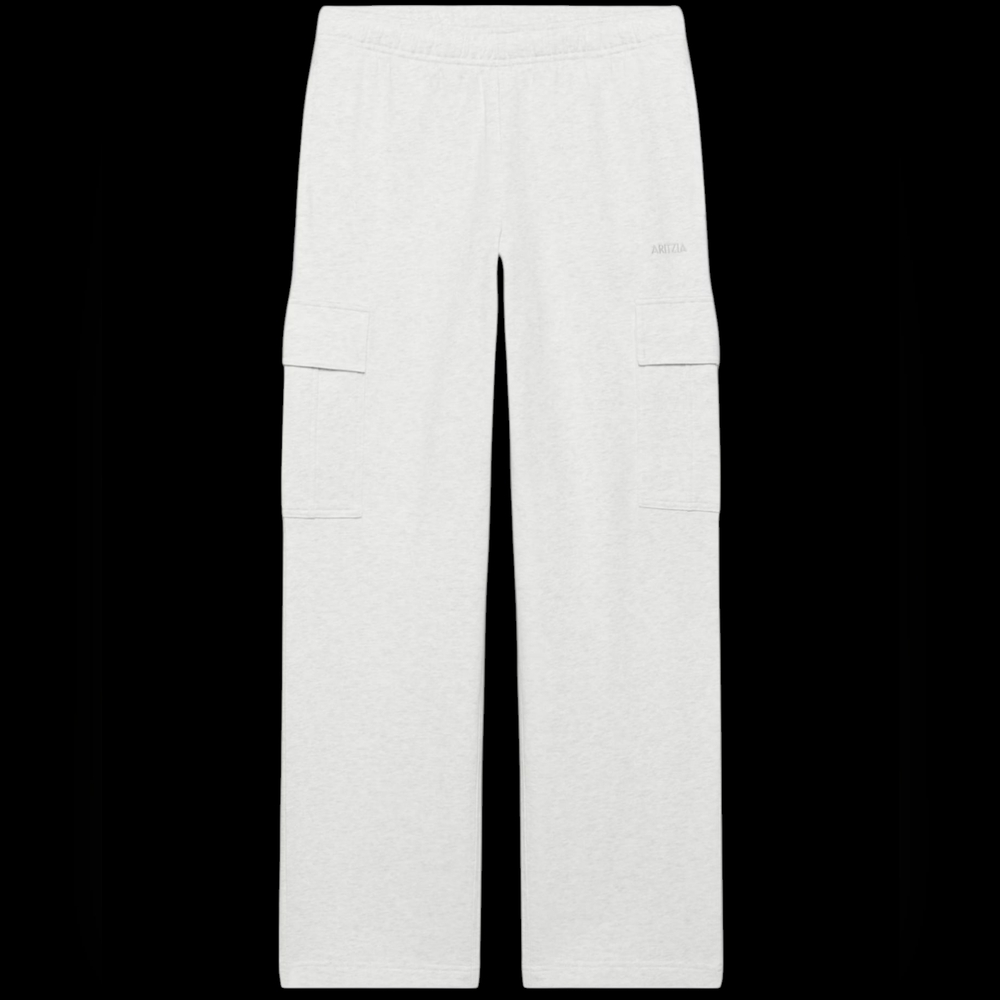 Aritzia Wide Leg Pants in White - Picture 8 of 16